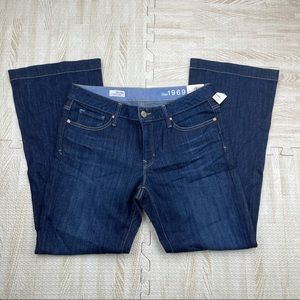 Gap Dark Was Long & Lean Flare Jeans